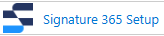 Entra ID enterprise applications list showing Signature 365 Setup app